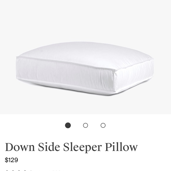 parachute side sleeper pillow